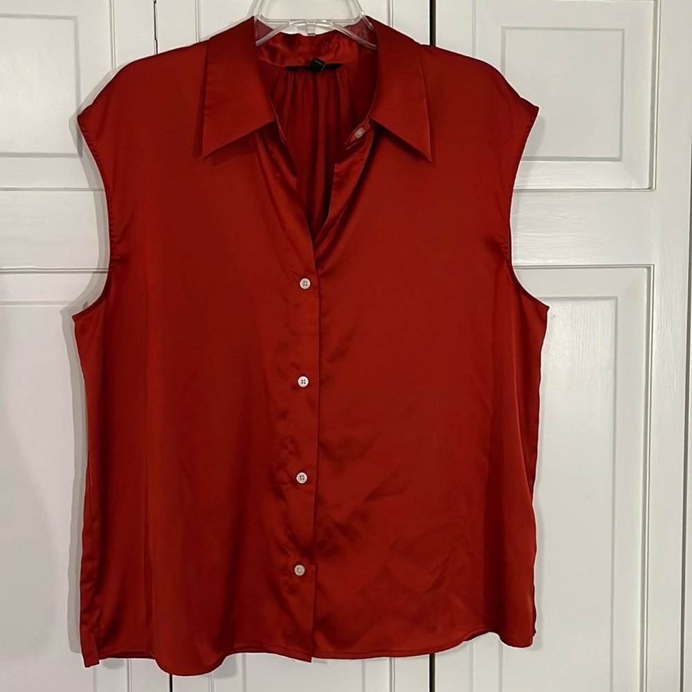 EUC Banana republic factory collared blouse XL